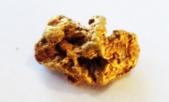 Gold Nugget 1.8 Grams mega pure 22kt Alaskan raw Beauty Stunning Yellow Big Nugget