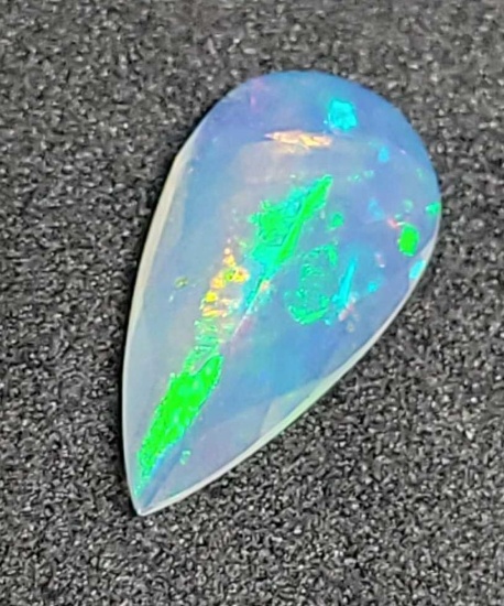 Opal Rainbow Wello rare top end AAA plus quality .72ct cut polished beauty