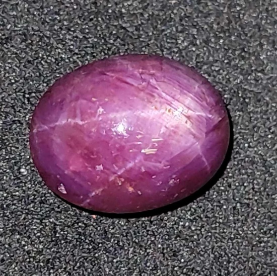 Massive Pink star Sapphire oval cut Gemstone 3.44ct