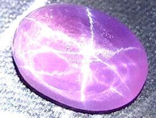 Star sapphire pink stunning beauty large cabochon cut beauty 2.99 ct top color!!