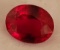 6.92 Ct Stunning Red Oval Cut Ruby