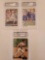Graded Rookie Baseball Cards 3 Units