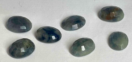 Earth Mined Oval Cut Sapphire Gemstones 70+ ct total