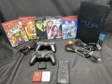 PS2 PlayStation 2 System with Games, Controllers, more