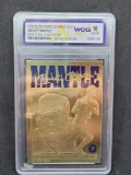 1996 Bleachers 23k Gold Mickey Mantle WCG 10