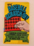 1981 Topps Baseball Scratch-off Unopened Pack