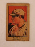 1921 Babe Ruth Strip Card Blank Back