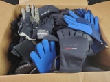 box of scuba gloves
