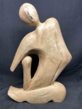 Unique Abstract Wooden Sculpture