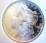 Morgan silver dollar 1879 s gem bu dmpl cameo ms+++++++ high grade satin white shocker
