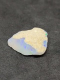 Australian welo opal rough 6.23ct huge piece glowing rainbow colors earth mined