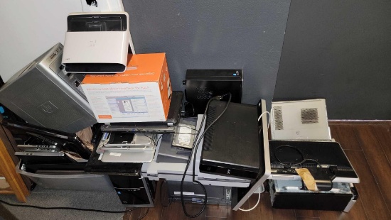 Electronic Scrap Lot, Monitors, Printers, Computers