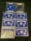 8 coin sets American Series, Symbols of American Freedom, six Decades of American silver coinage
