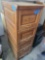 oak file cabinet 5ft tall