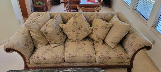 Henredon Duck Down Sofa w/ 6 Pillows