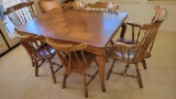 17th Century Wooden Floating Leaf Extending Table