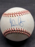 Signed Rawlings baseball Nolan Ryan