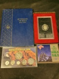 Jefferson Nickels, Esinhower silver dollar, ww2 coins