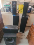 audio lot subwoofer bass monitors x6 units total