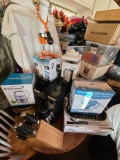 kitchen lot including table Anolon Knives Alkaline water pitcher