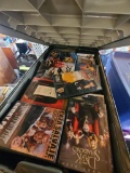 entire gray bin of dvds popular titles