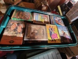 Entire Green bin of DVDs