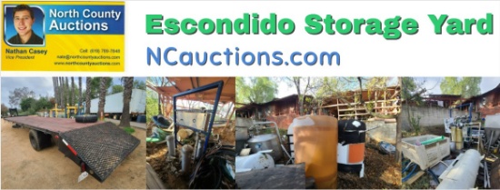 Escondido Storage Yard Auction