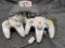 N64 Nintendo 64 System with Bomber Man 64, Controllers, Power Adaptor.