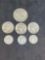 Washington quarter walker and mercury coin lot 1.55 face 90% silver