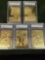5 WCG 10 star wars 23kt gold trading cards