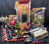 Vintage Toys and Action Figures. Ed Grimley Doll, Smurfs, He-Man, She Ra, WWE more.