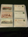 stamps and post cards from early 1900's