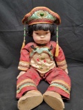 Pon Pon porcelain Asian doll