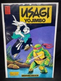Usagi Yojimbo No. 10 First Print comic. USAGI Meets Ninja Turtles 1st time 1986