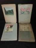 4 Tourist Library Books of Japan 1939 - 1941 Board of Tourist Industry