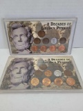 9 Decades of Lincoln Pennies 2 Units