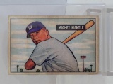 1951 Bowman Mickey Mantle Card