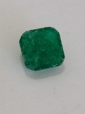 3.97 Ct Stunning Square Cut Emerald