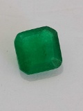 3.17 Ct Stunning Square Cut Emerald