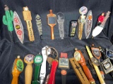 Approx 24 Beer Tap Handles, Pizza Port, Stone, More