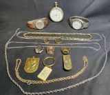 Mens Fancy Jewelry. Wrist Watches, Stop Watch, Rings, Chains more