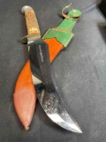 Original Buffalo Skinner Knife Solingen Germany with Original Sheath