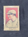 Babe Ruth strip card