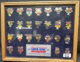 25th Anniversary Super Bowl Collector Pins 1967 to 1991