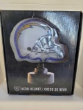 NFL Chargers Neon Helmet Stand