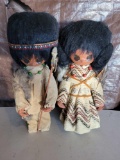 Vintage Handmade Native American Dolls
