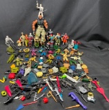 Huge Lot of Vintage G.I. Joe Action Figures, Parts and Weapons.