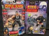 Vintage WCW Wrestling Action Figures. Hulk Hogan, Rick Steiner
