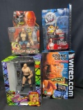 Vintage Wrestling Figures. WWF, WCW, Stone Cold Steve Austin, Goldburg