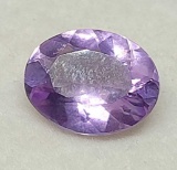 purple oval cut Amethyst gemstone 2.10ct
